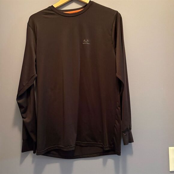 Realtree Other - Realtree Men's Black Long Sleeve T-Shirt Size L Lightweight Fall Wear